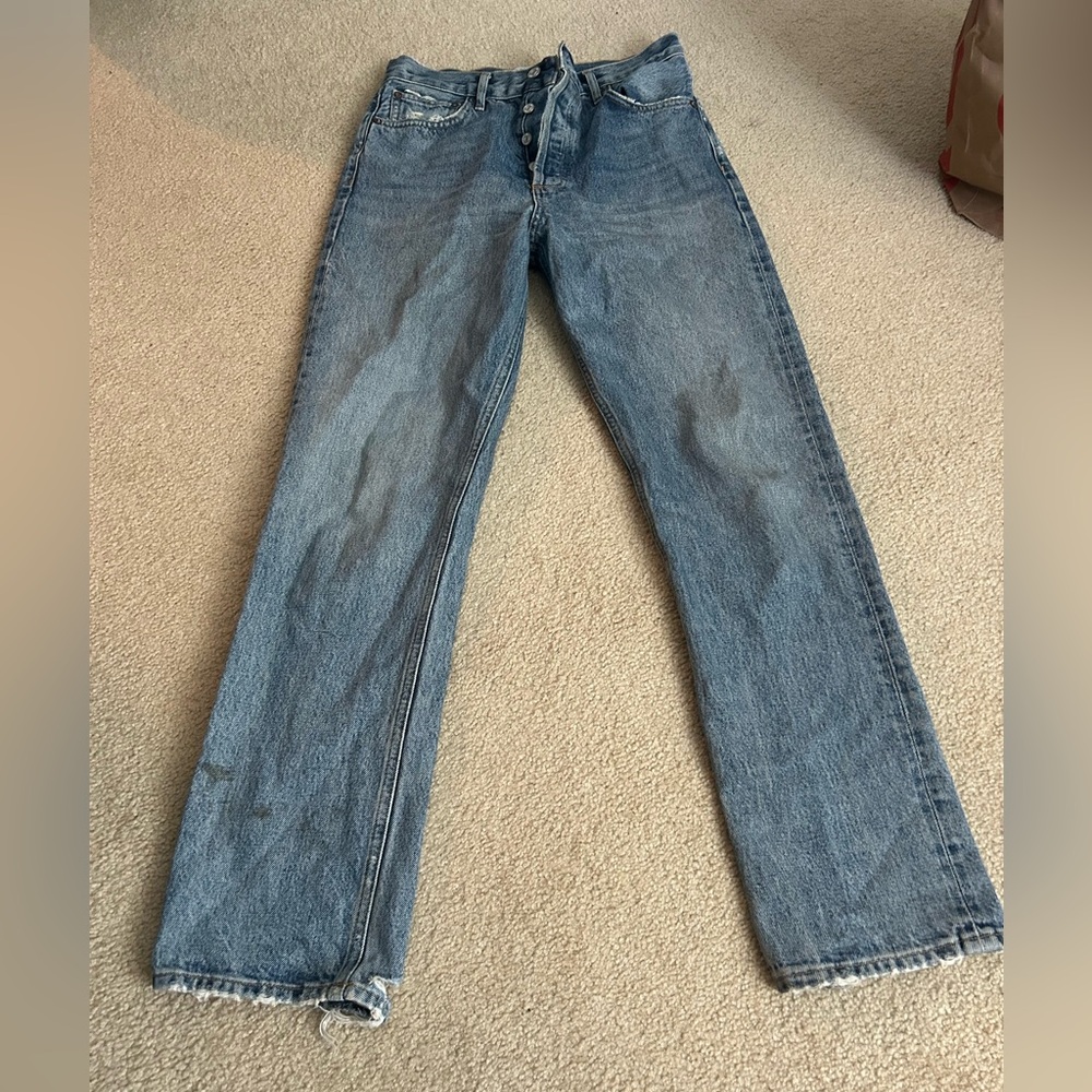 High rise jeans